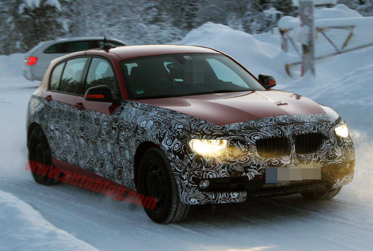 BMW 1 Series spy shots