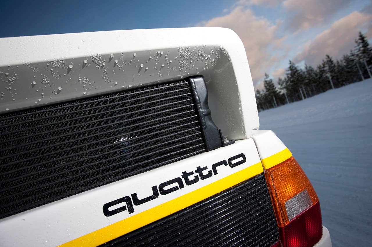 1984 Audi Sport Quattro S1 rear spoiler
