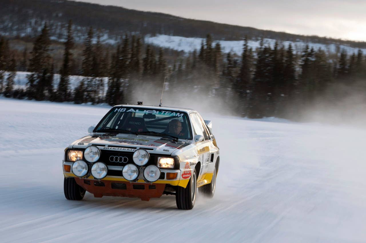 1984 Audi Sport Quattro S1 driving
