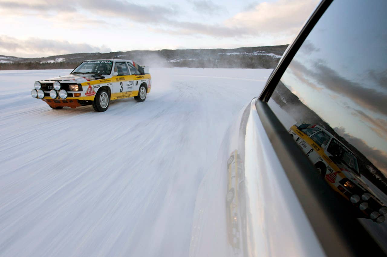 1984 Audi Sport Quattro S1 driving