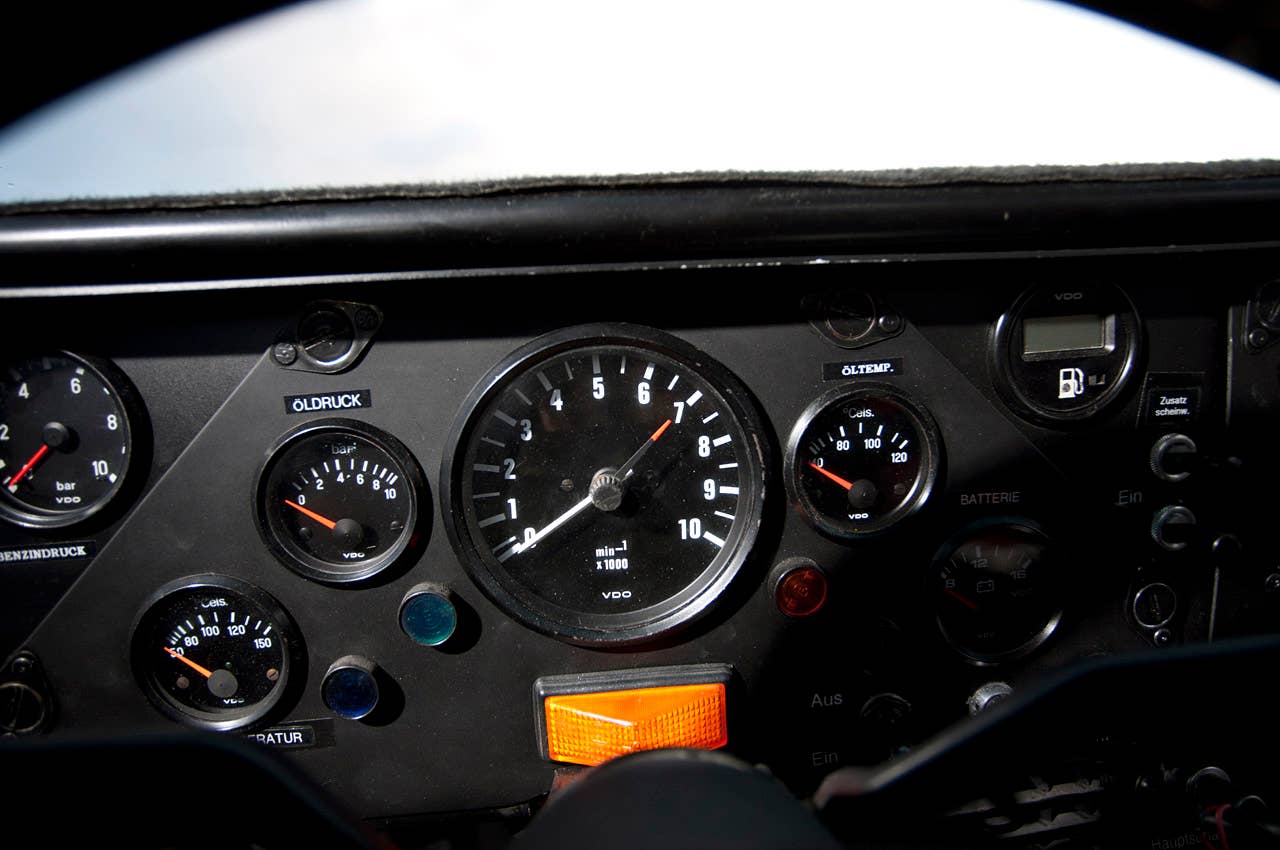 1984 Audi Sport Quattro S1 gauges