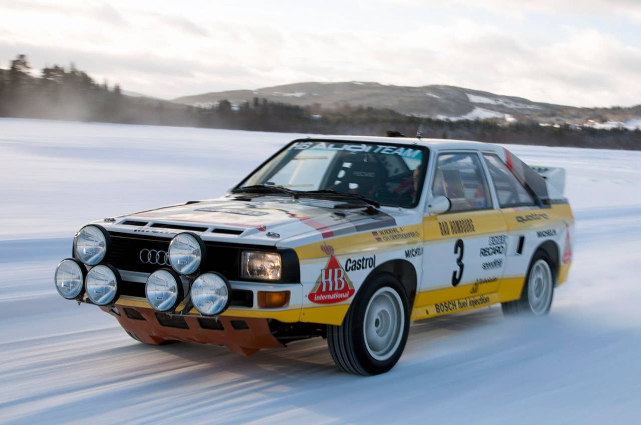 1984 Audi Sport Quattro S1 driving