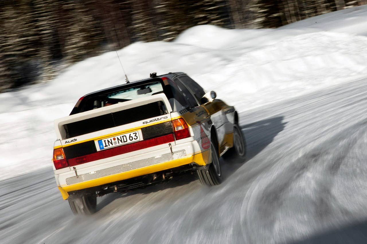 1984 Audi Sport Quattro S1 driving