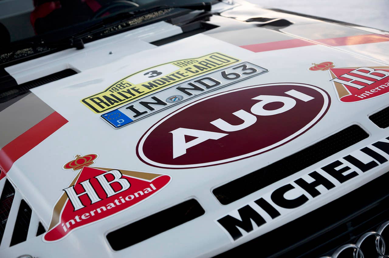 1984 Audi Sport Quattro S1 hood