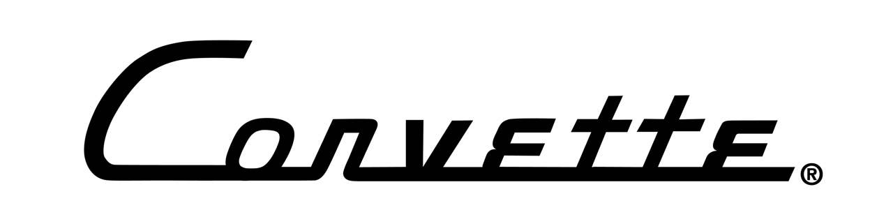 Original Chevrolet Corvette logo, 1953.
