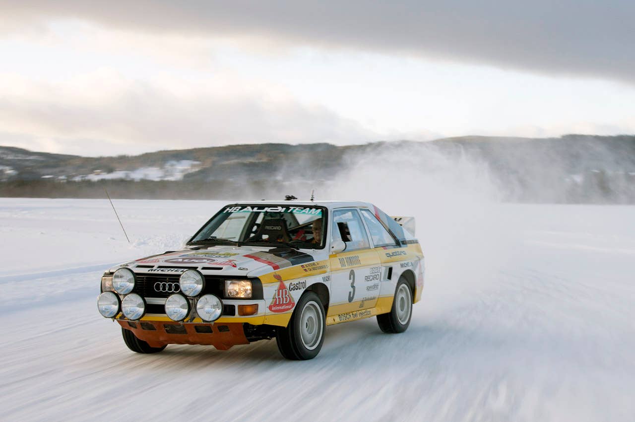 1984 Audi Sport Quattro S1 driving