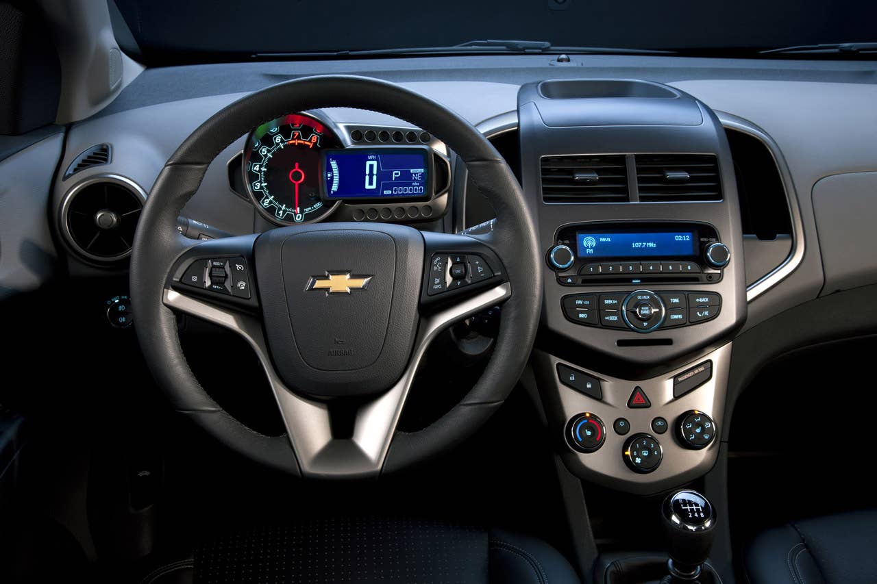 2012 Chevrolet Sonic Hatchback cockpit