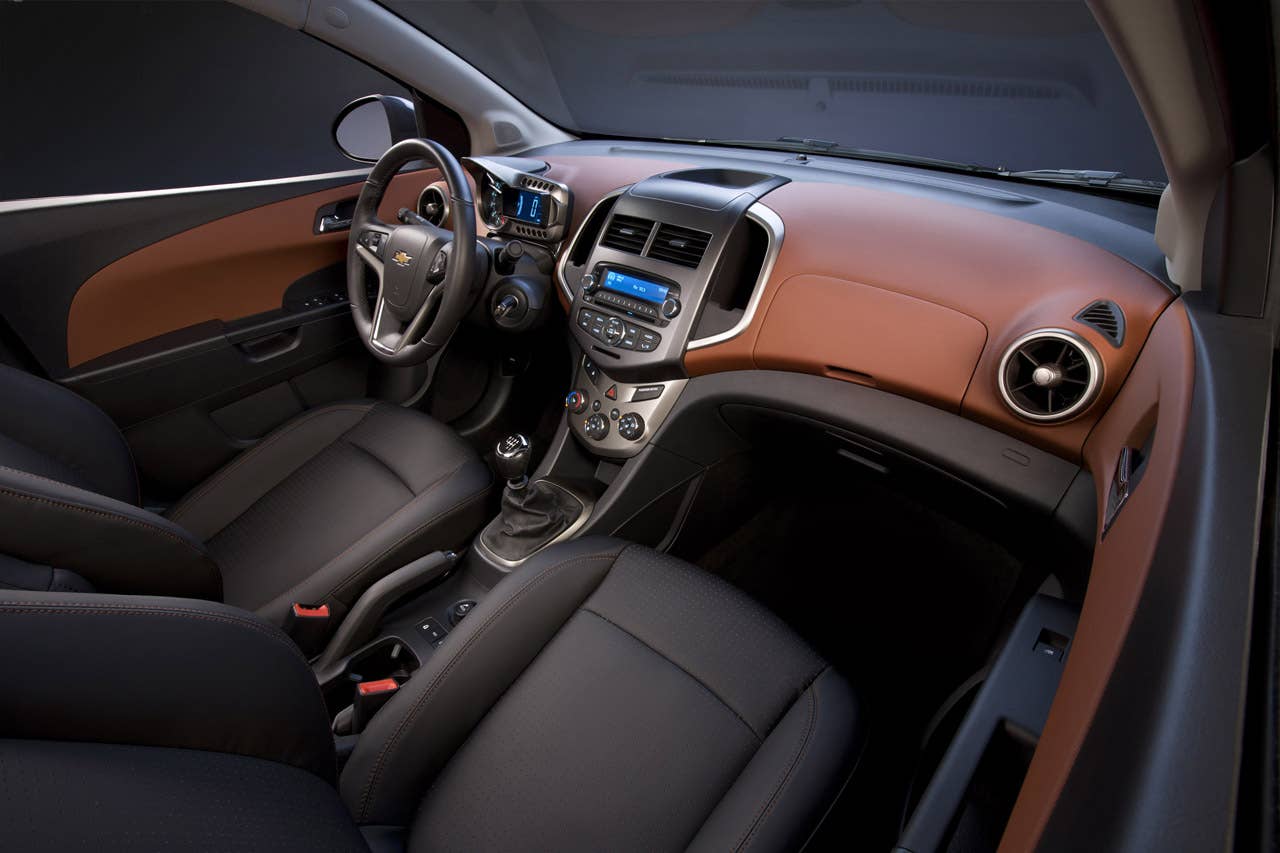 2012 Chevrolet Sonic Sedan cockpit