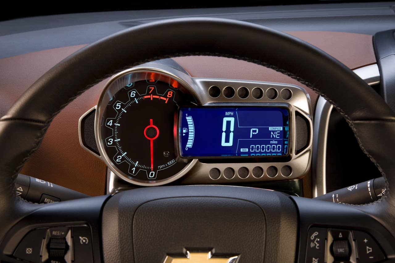 2012 Chevrolet Sonic Sedan instrument panel