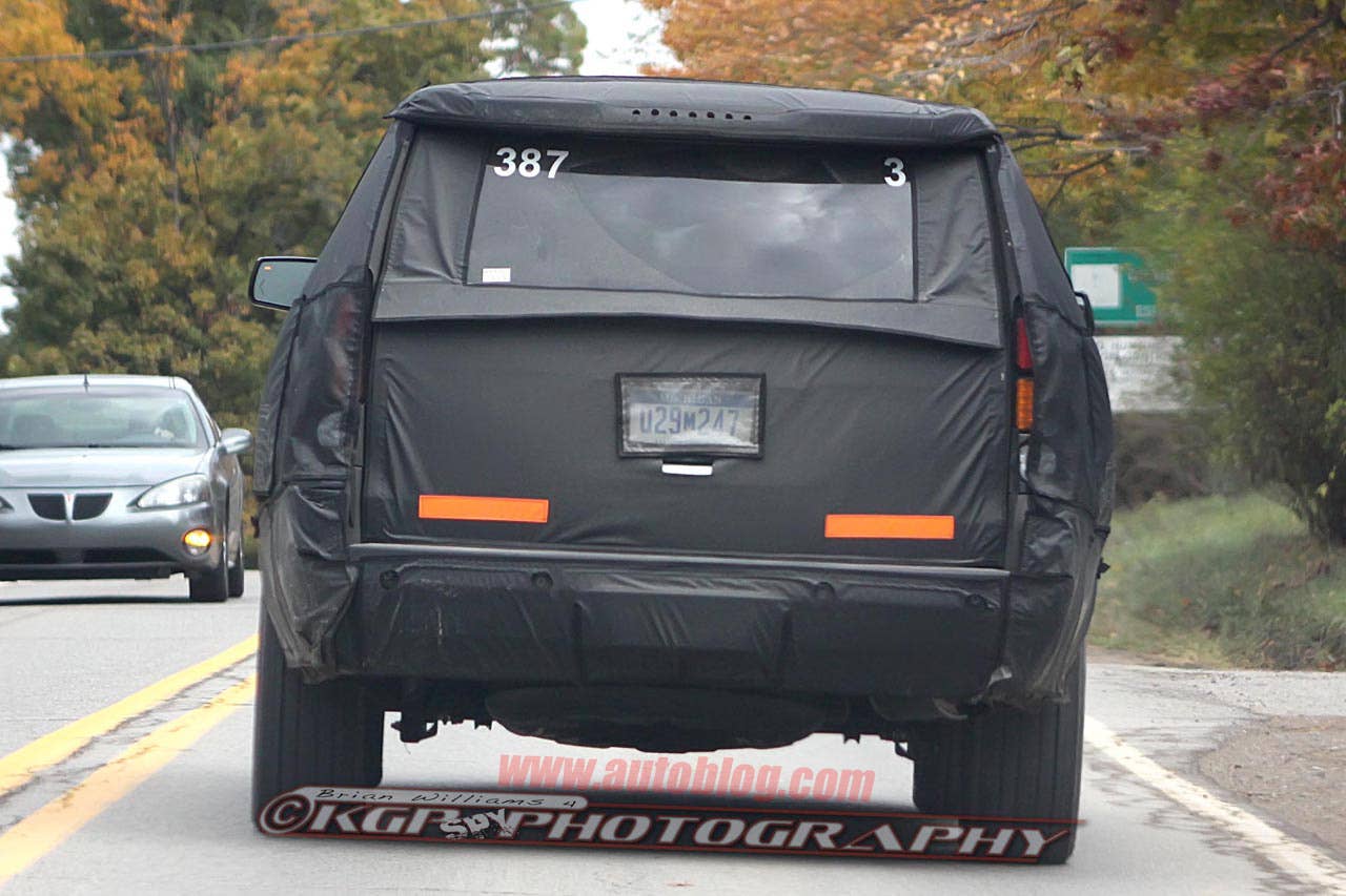 2014 Cadillac Escalade Spy Shots rear