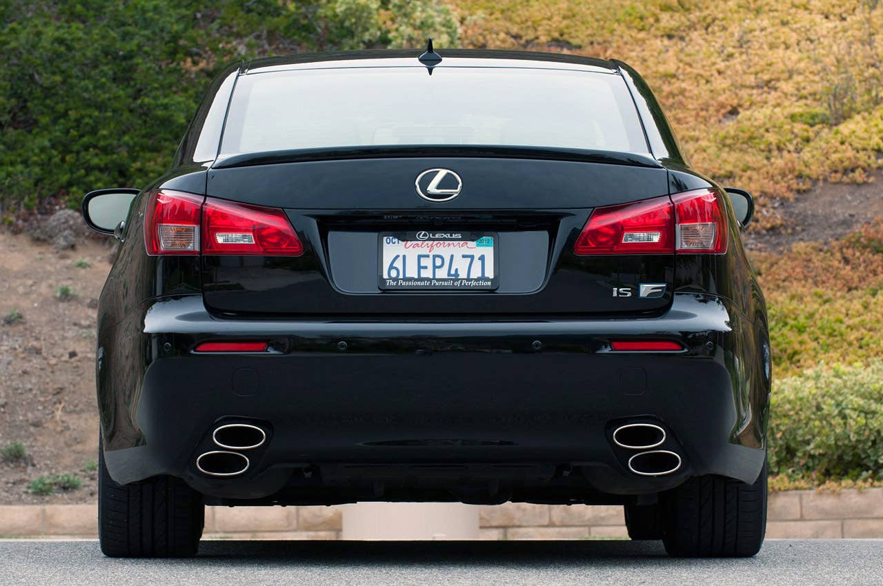 2011 Lexus IS F rear view