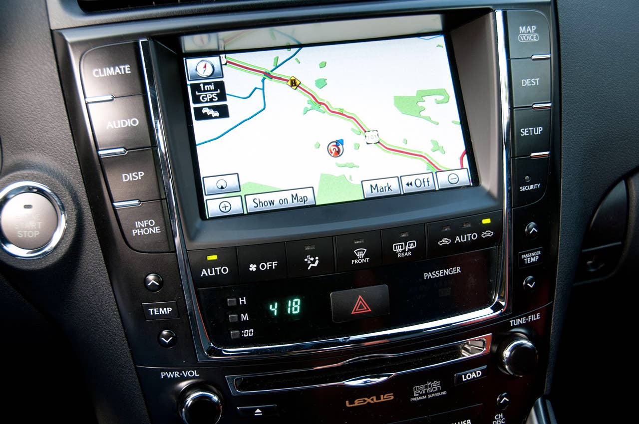 2011 Lexus IS F instrument panel