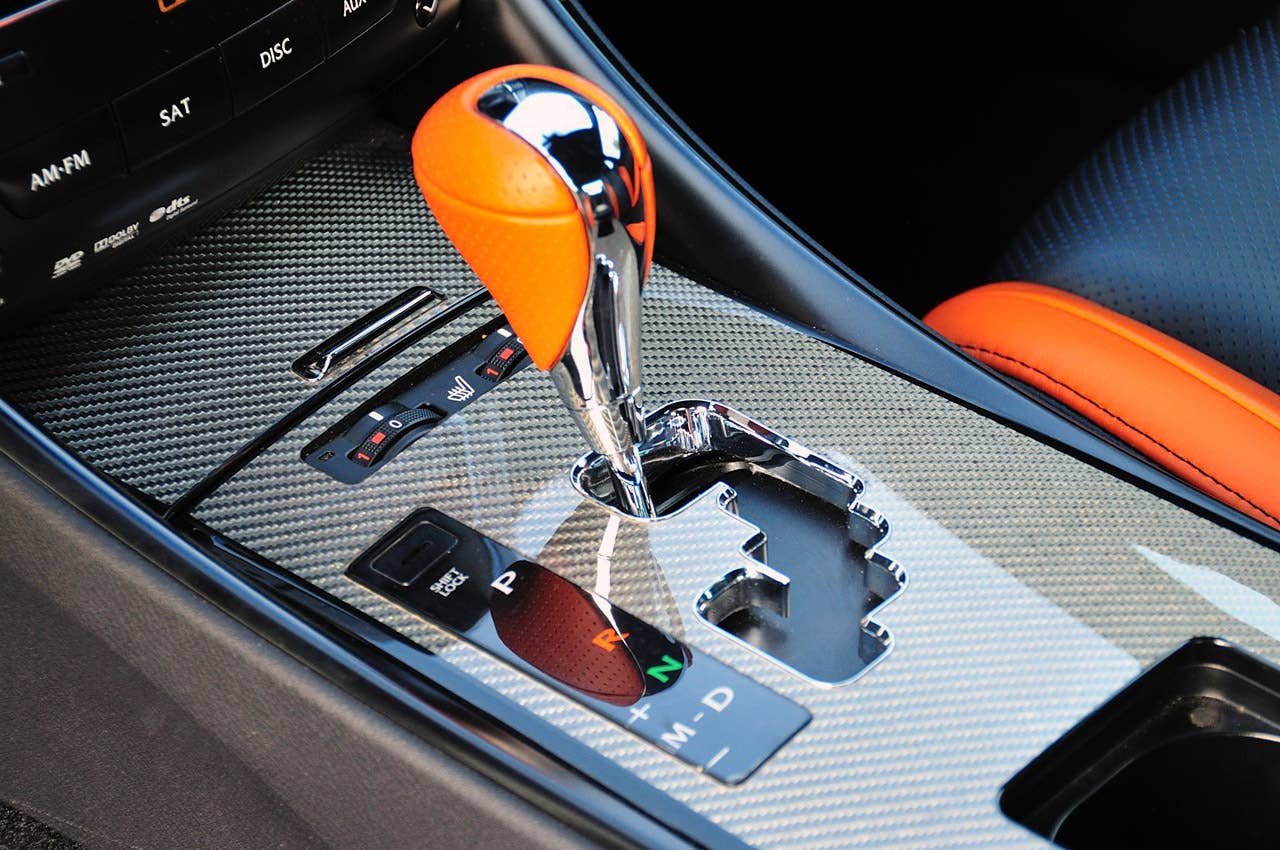 2011 Lexus IS F shifter