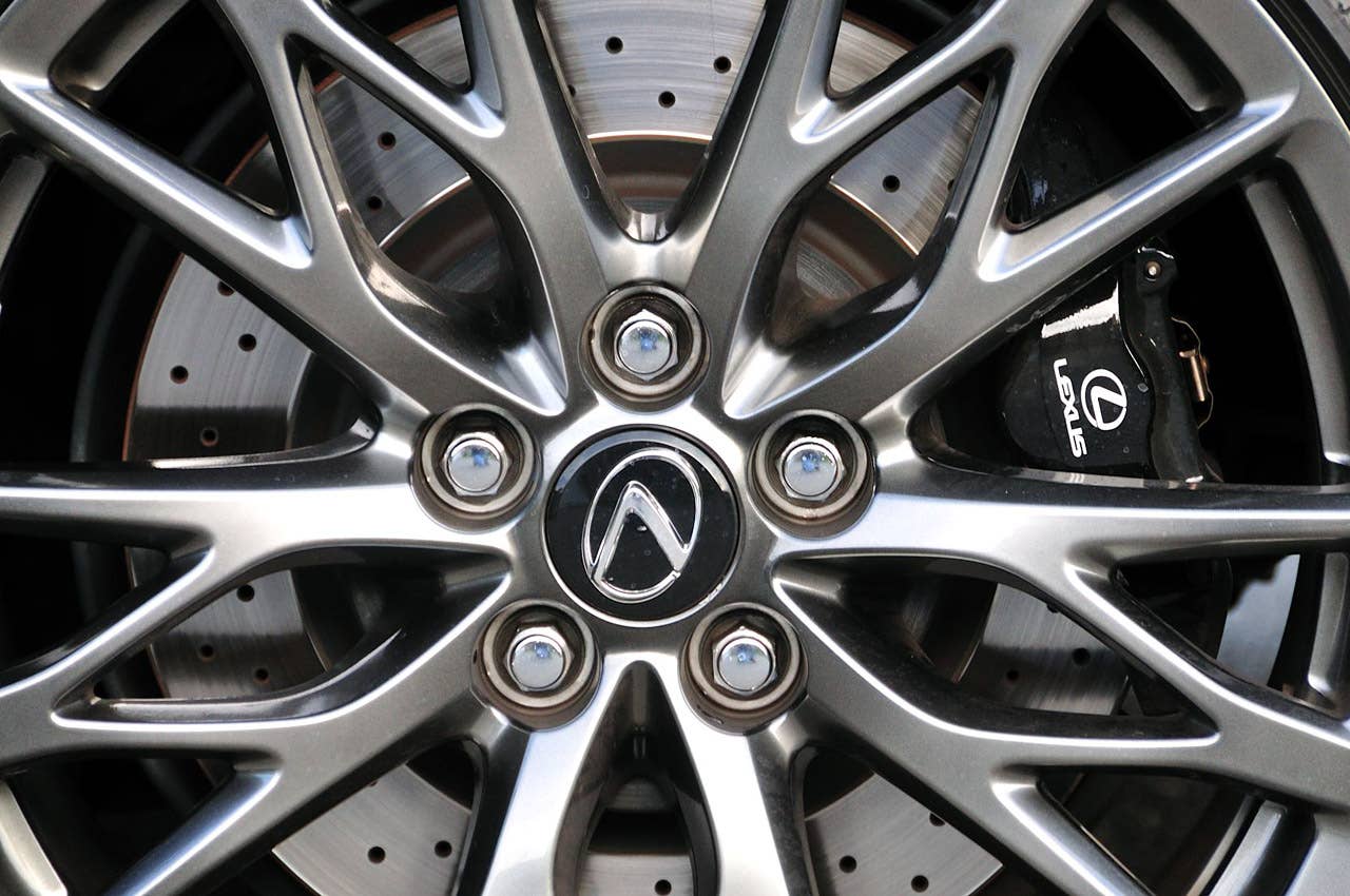 2011 Lexus IS F wheel detail