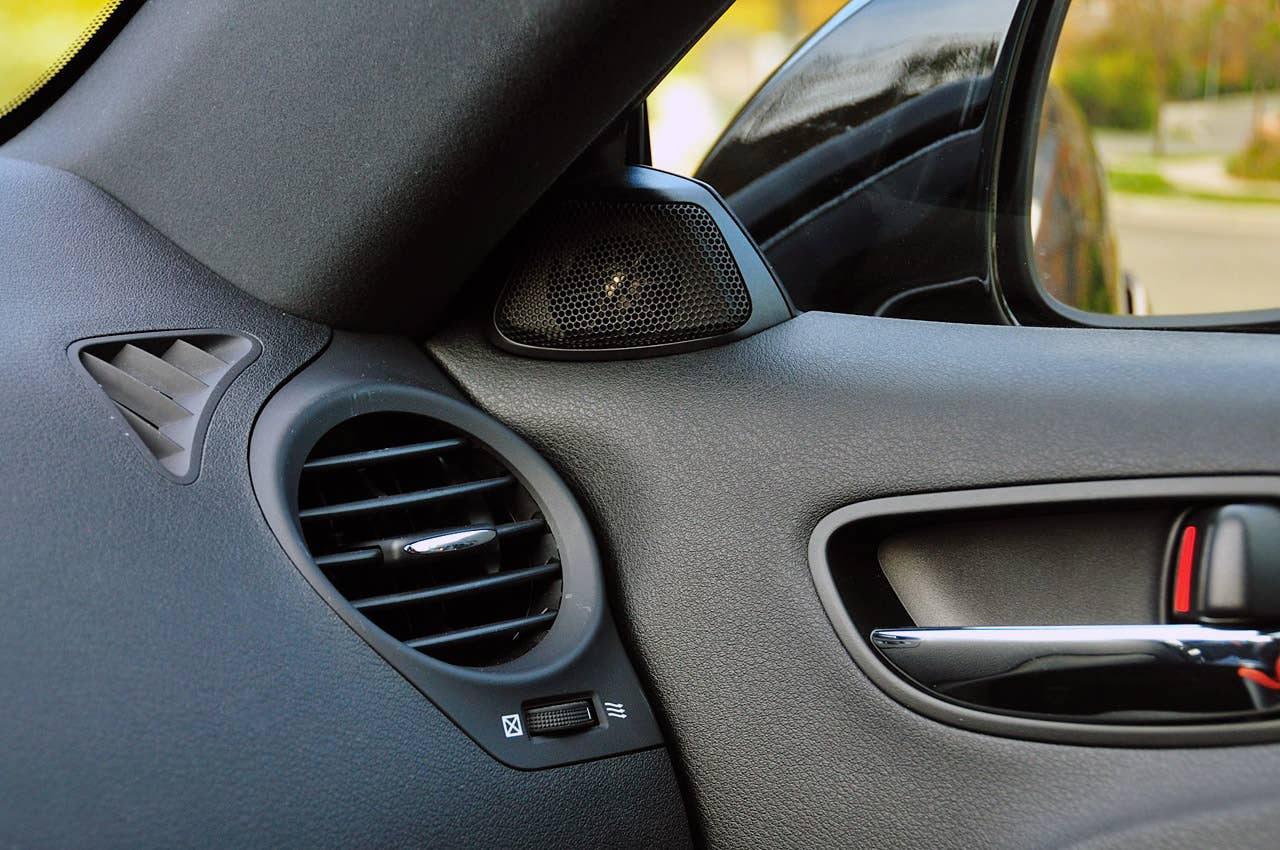 2011 Lexus IS F dash vent