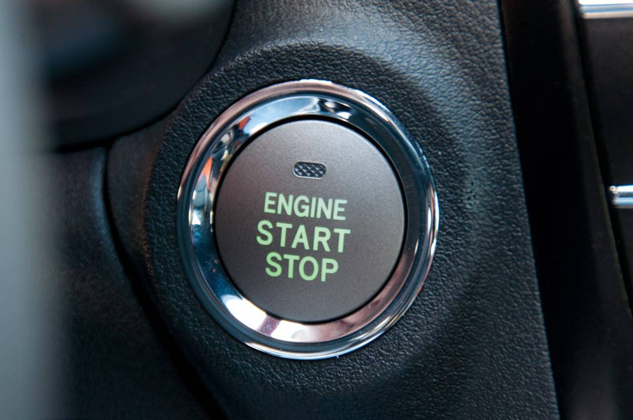 2011 Lexus IS F start button