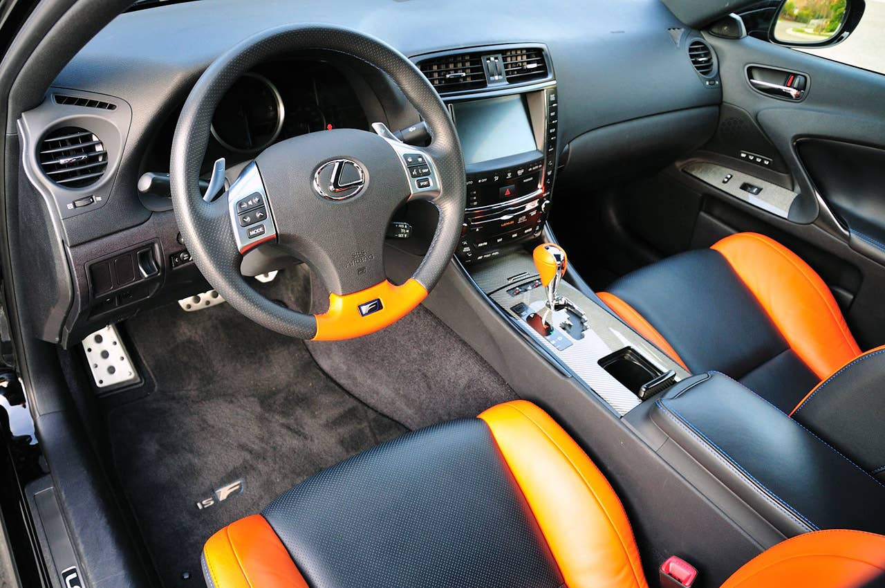 2011 Lexus IS F interior