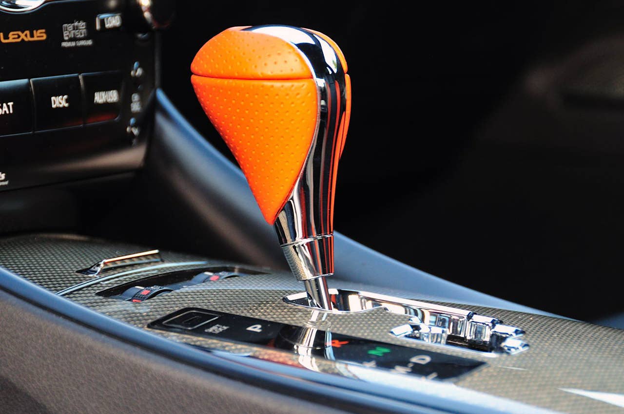 2011 Lexus IS F shifter