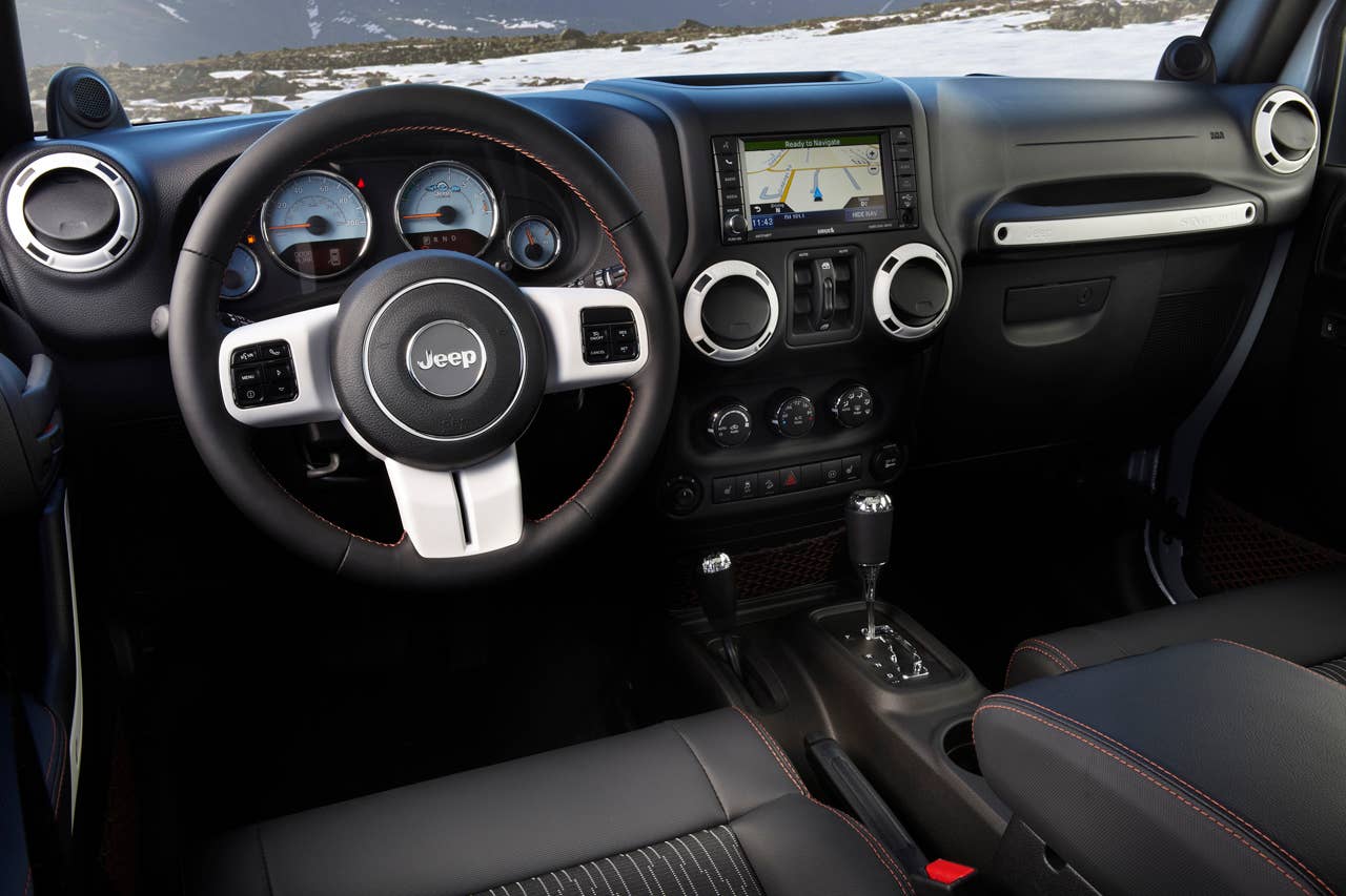 2012 Jeep Wrangler Arctic interior