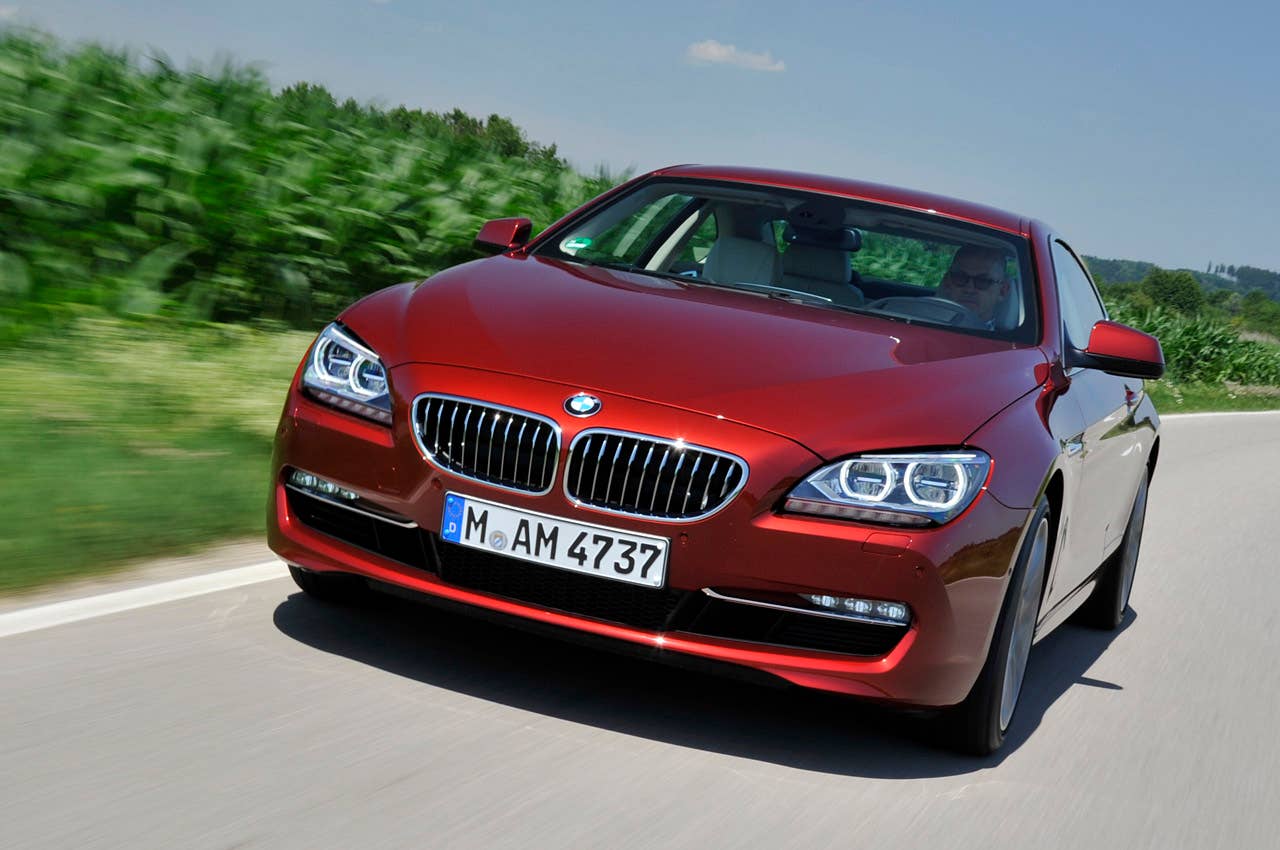2012 BMW 6 Series Coupe driving