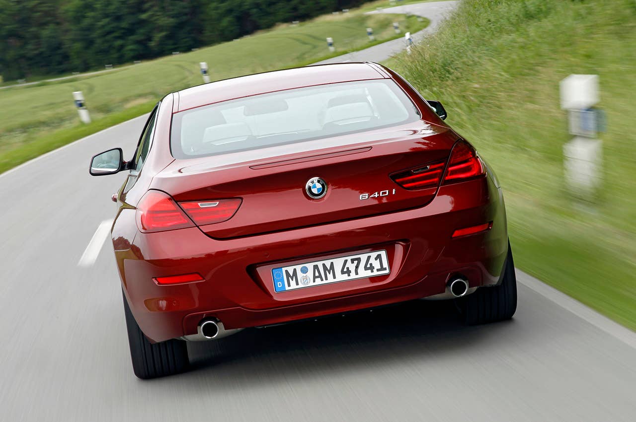 2012 BMW 6 Series Coupe driving