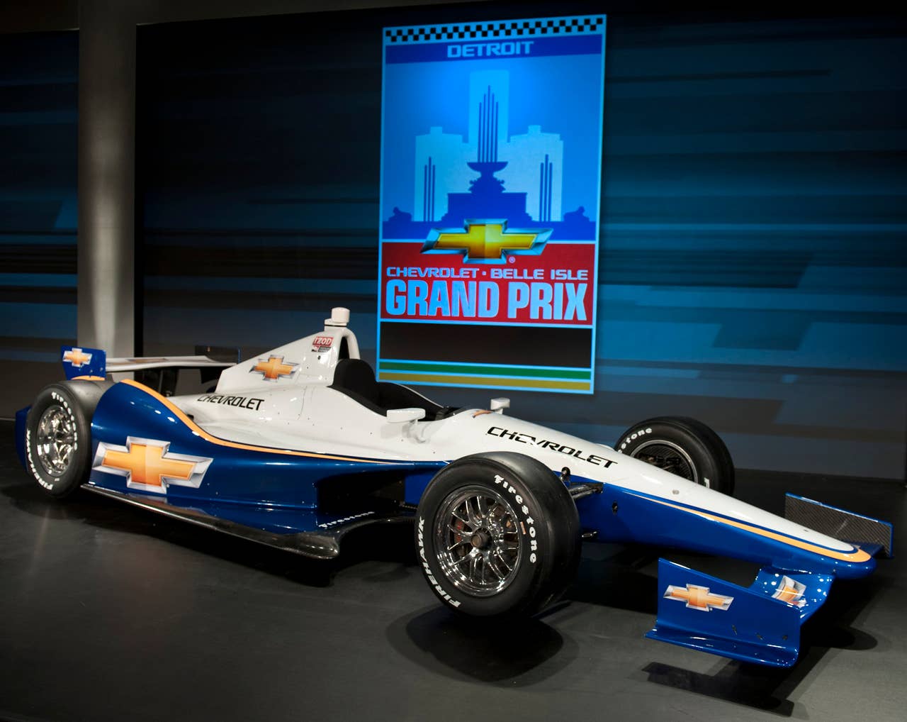 Chevrolet announces Wednesday, October 12, 2011 a multi-year agreement with the Penske Corporation and INDYCAR to bring professional motorsports back to Detroit, Michigan for the first time in four years. The first Chevrolet Detroit Belle Isle Grand Prix will be held June 1-3, 2012 at the 2.1-mile Raceway at Belle Isle Park road course in the Motor City. (Photo by Steve Fecht for Chevrolet) (10/12/2011)