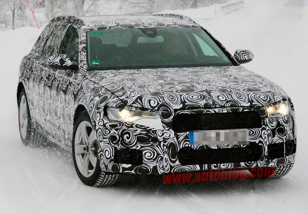 Audi A6 Avant spy shots