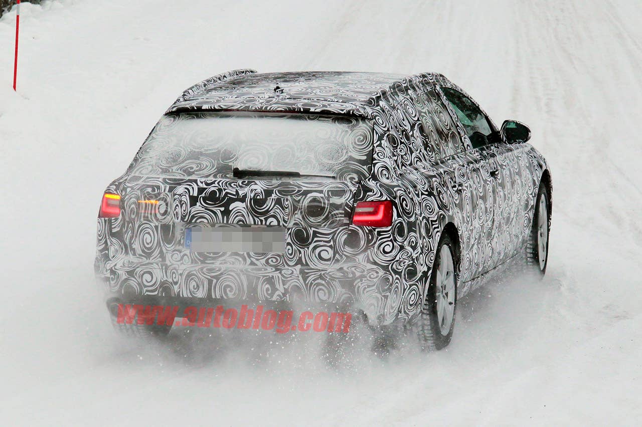 Audi A6 Avant spy shots