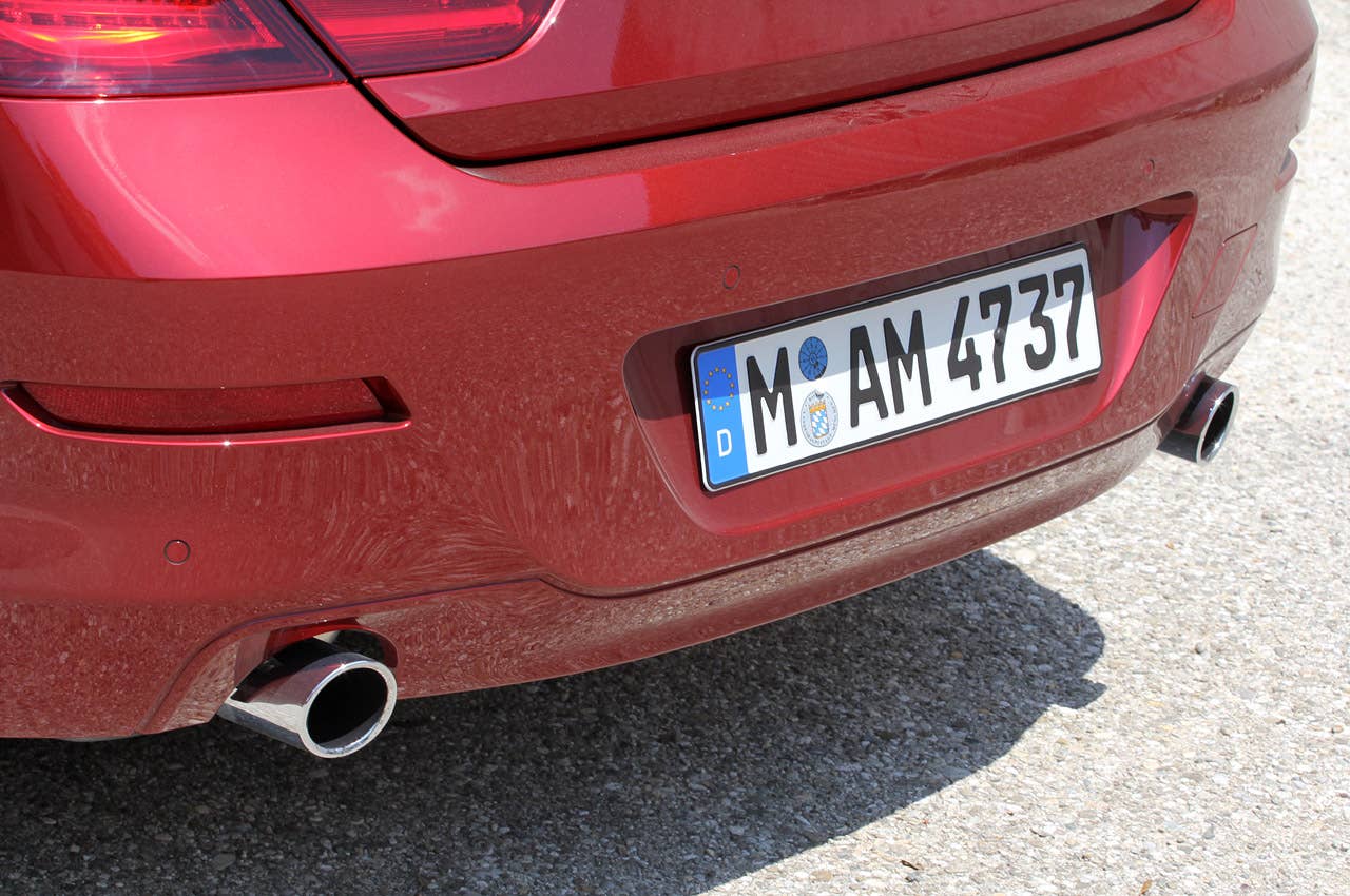 2012 BMW 6 Series Coupe rear detail