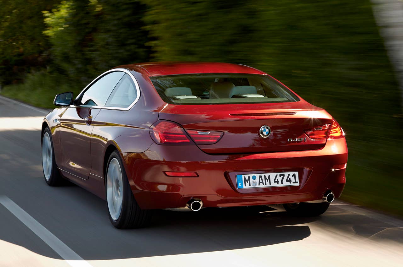 2012 BMW 6 Series Coupe driving