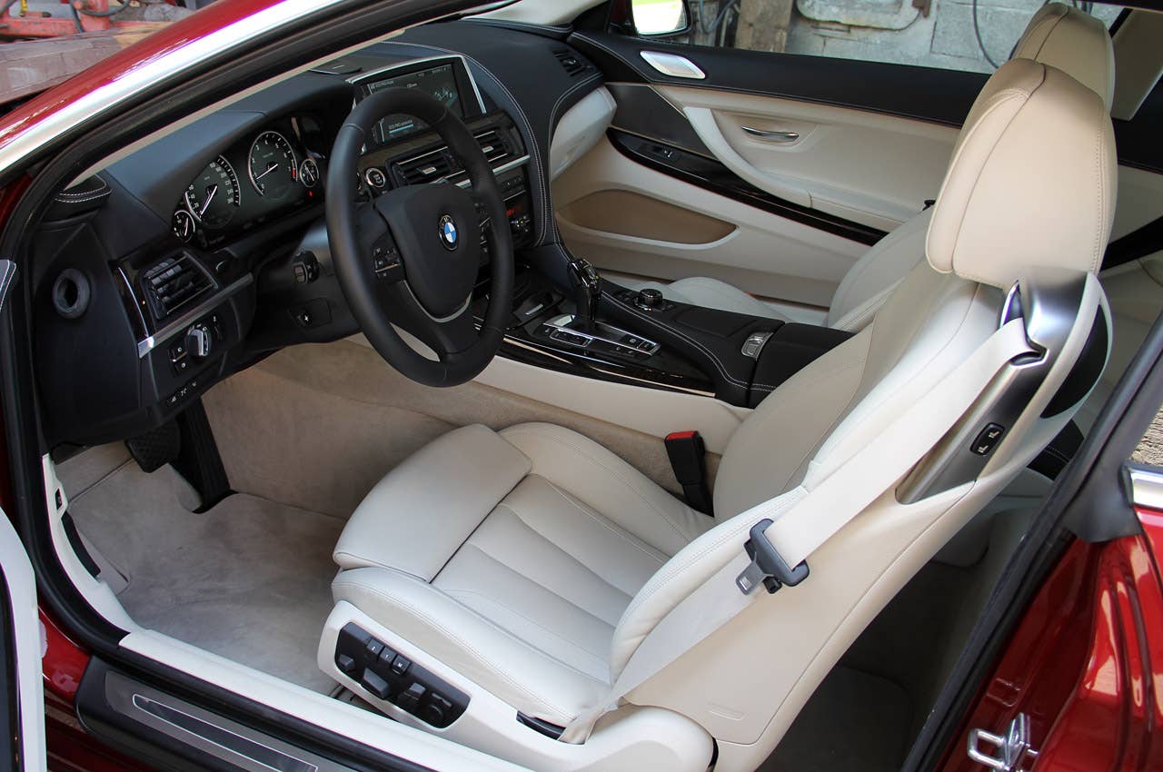 2012 BMW 6 Series Coupe interior