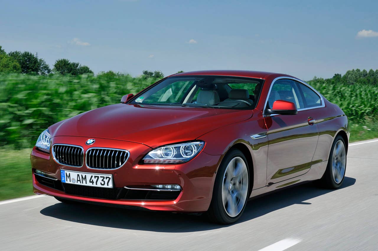 2012 BMW 6 Series Coupe driving