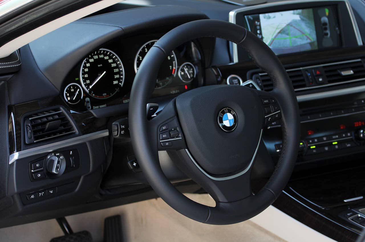 2012 BMW 6 Series Coupe interior