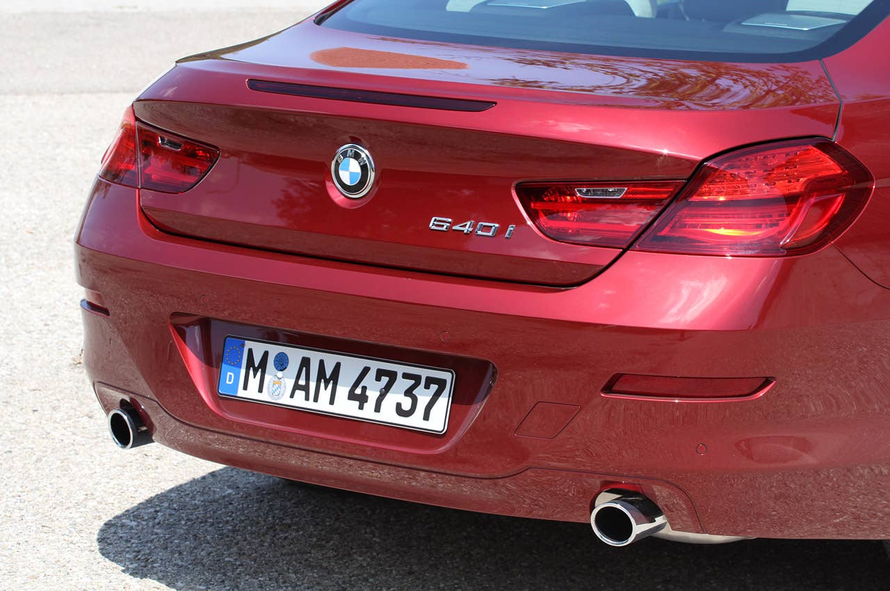 2012 BMW 6 Series Coupe rear detail
