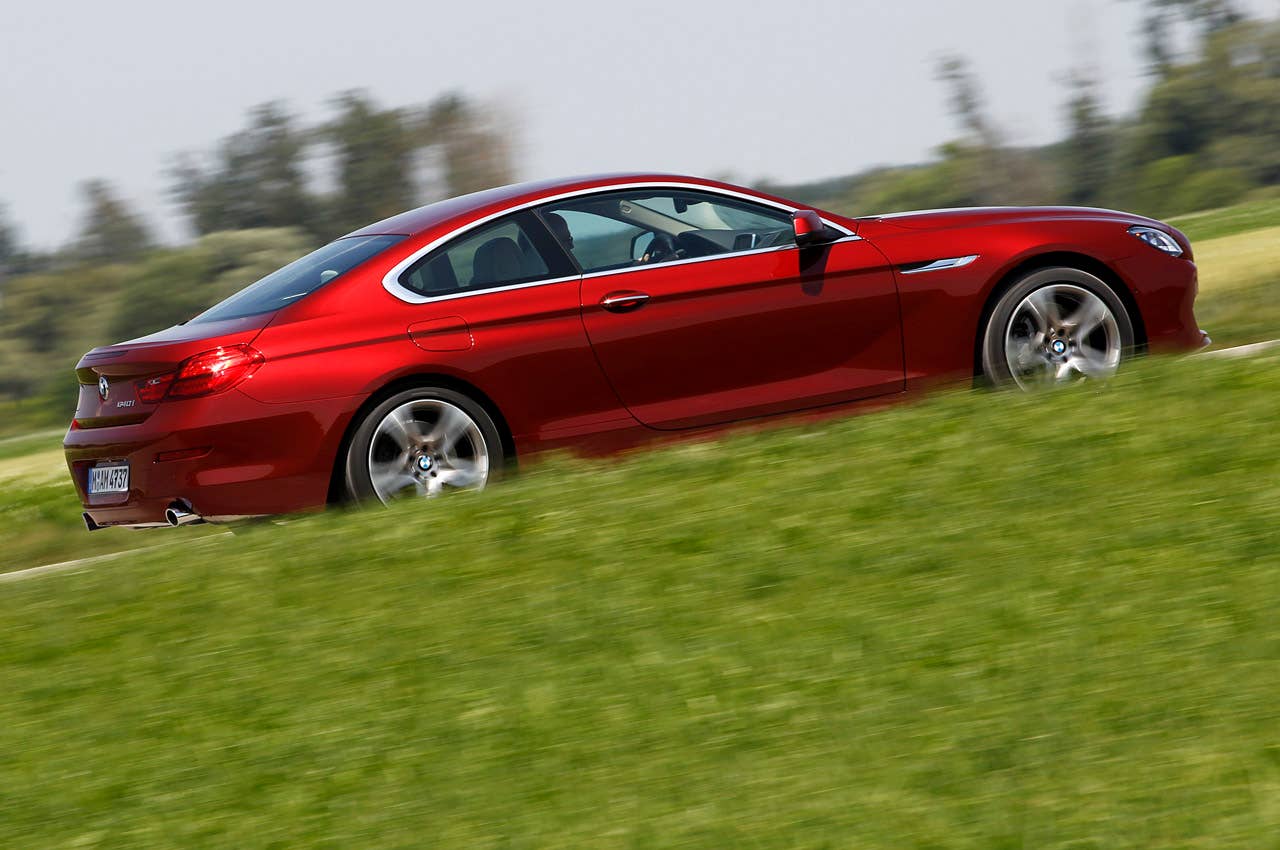 2012 BMW 6 Series Coupe driving