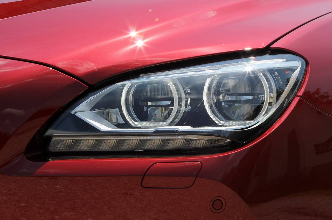 2012 BMW 6 Series Coupe headlight