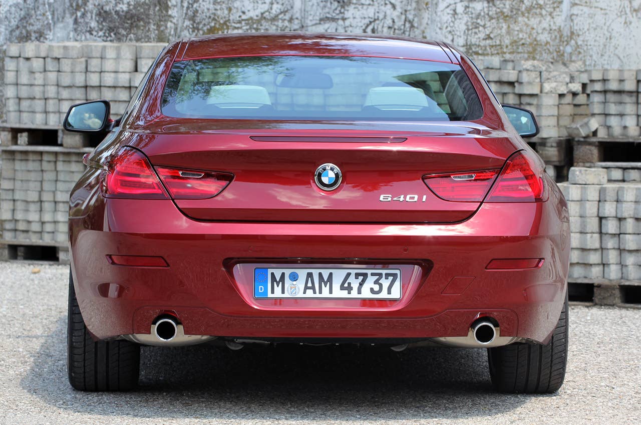 2012 BMW 6 Series Coupe rear view