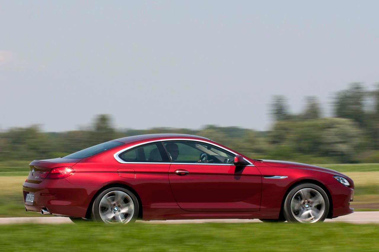 2012 BMW 6 Series Coupe driving