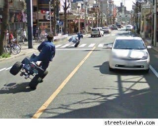 That's pretty darn impressive, if rather unsafe. Do not try this at home, kids.