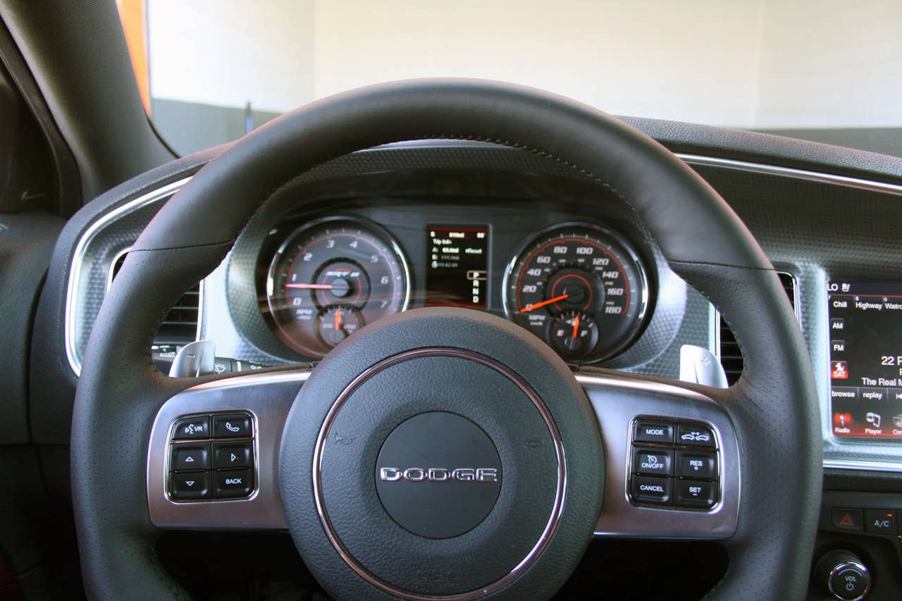 2012 Dodge Charger SRT8 steering wheel