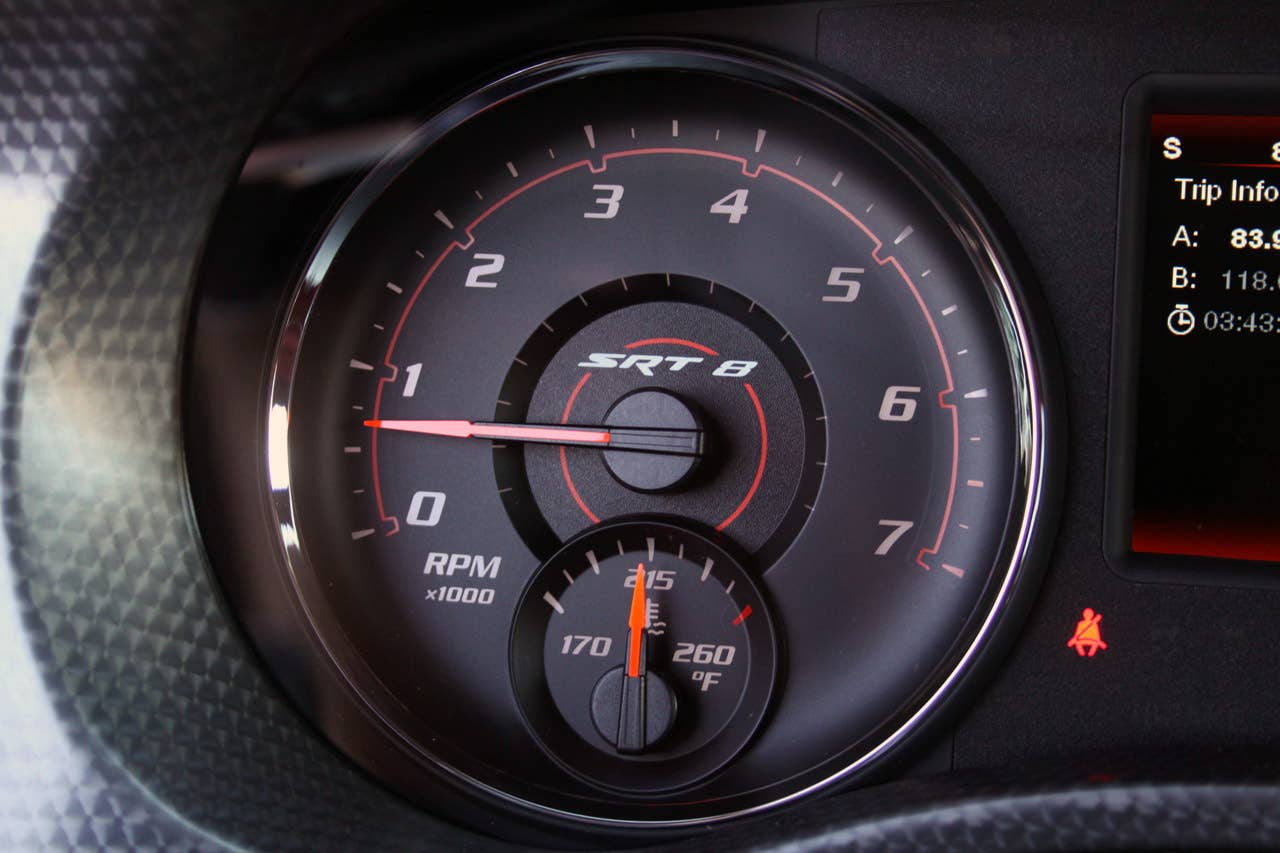 2012 Dodge Charger SRT8 tachometer