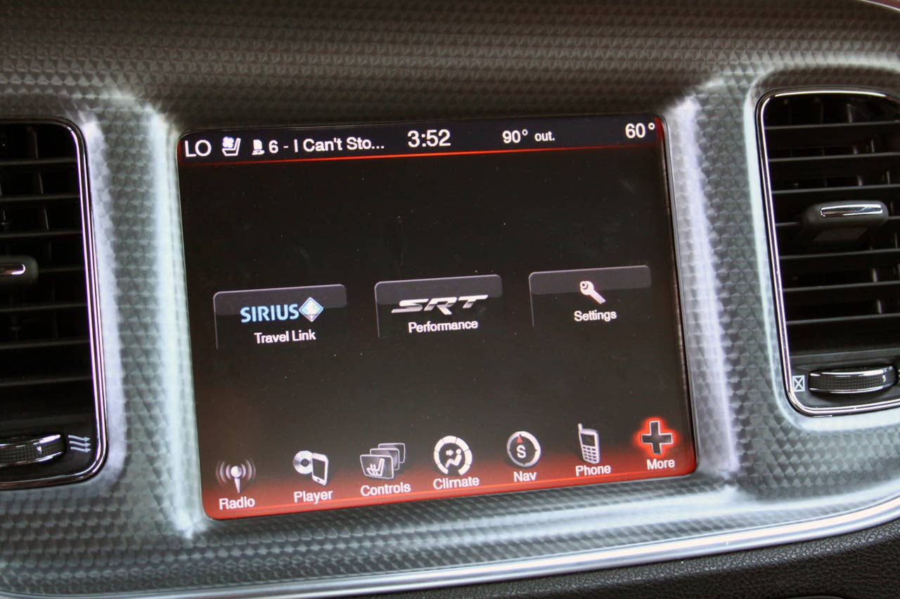 2012 Dodge Charger SRT8 extra settings