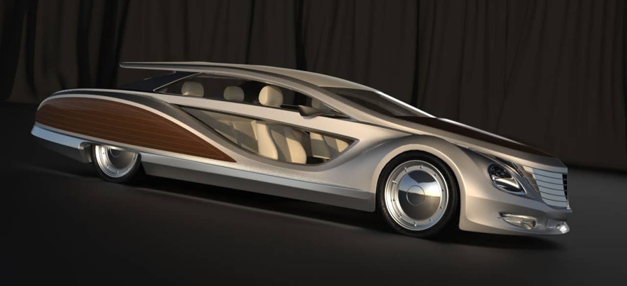 2012 Gray Design Strand Craft Limousine Beach Cruiser