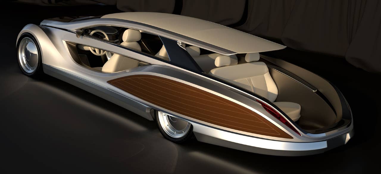 2012 Gray Design Strand Craft Limousine Beach Cruiser