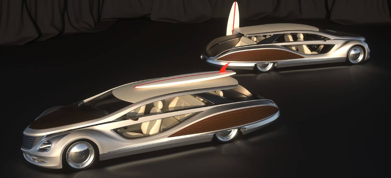 2012 Gray Design Strand Craft Limousine Beach Cruiser