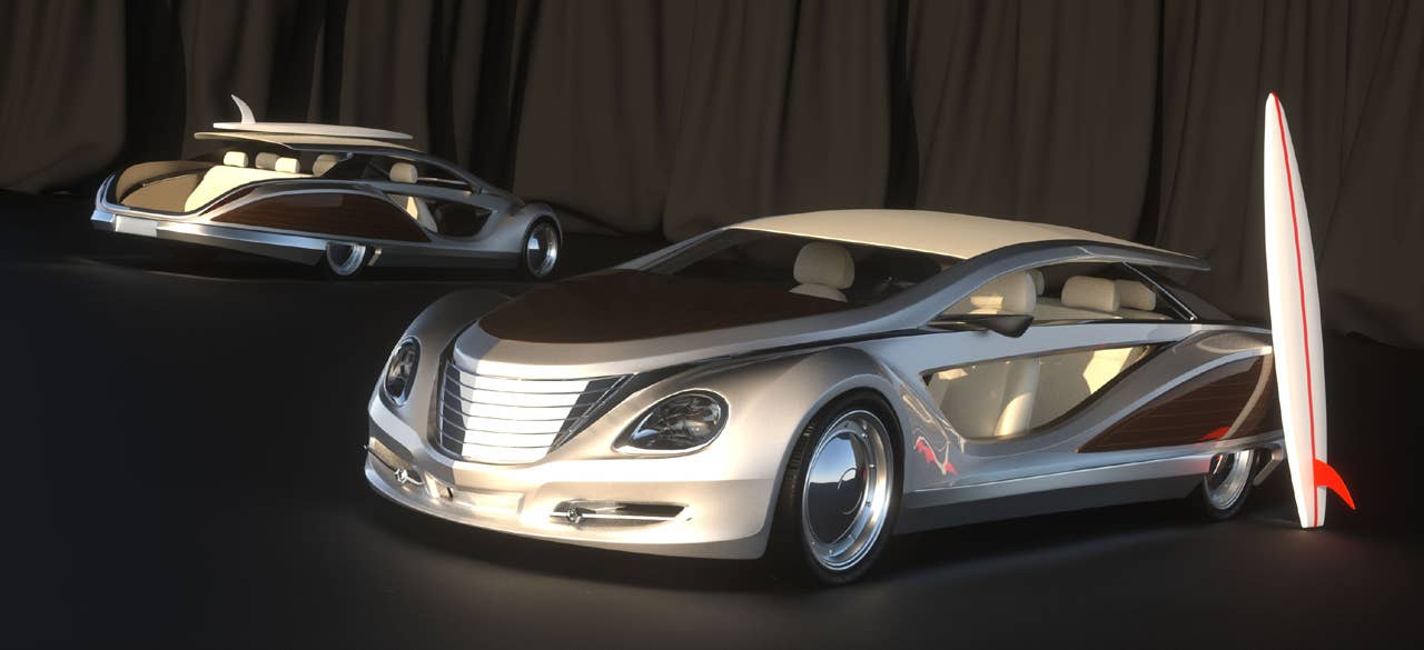 2012 Gray Design Strand Craft Limousine Beach Cruiser
