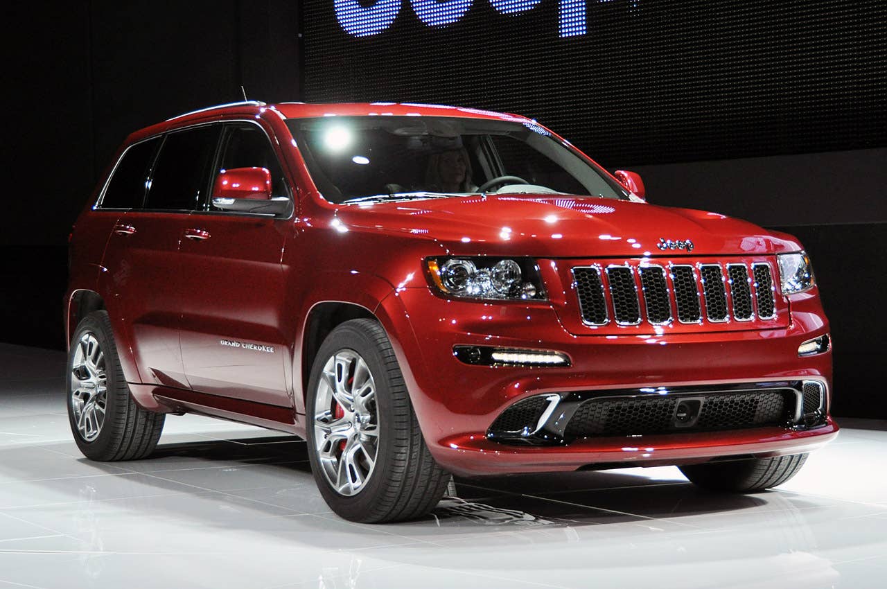 2012 Jeep Grand Cherokee SRT8 at the 2011 New York Auto Show