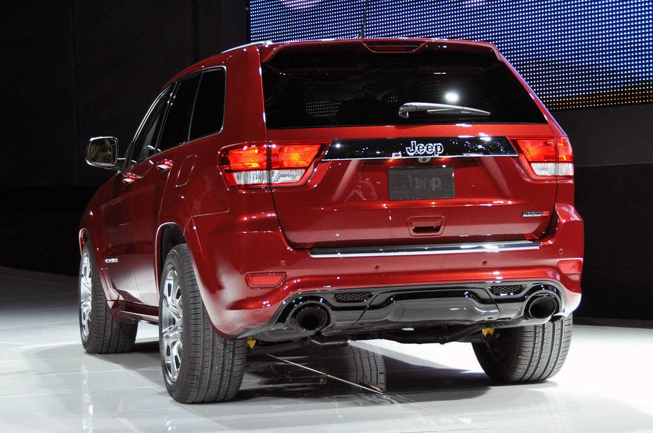 2012 Jeep Grand Cherokee SRT8 at the 2011 New York Auto Show