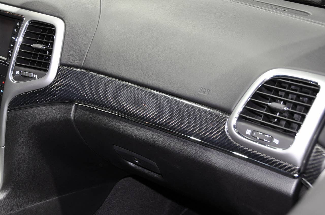 2012 Jeep Grand Cherokee SRT8 dashboard at the 2011 New York Auto Show