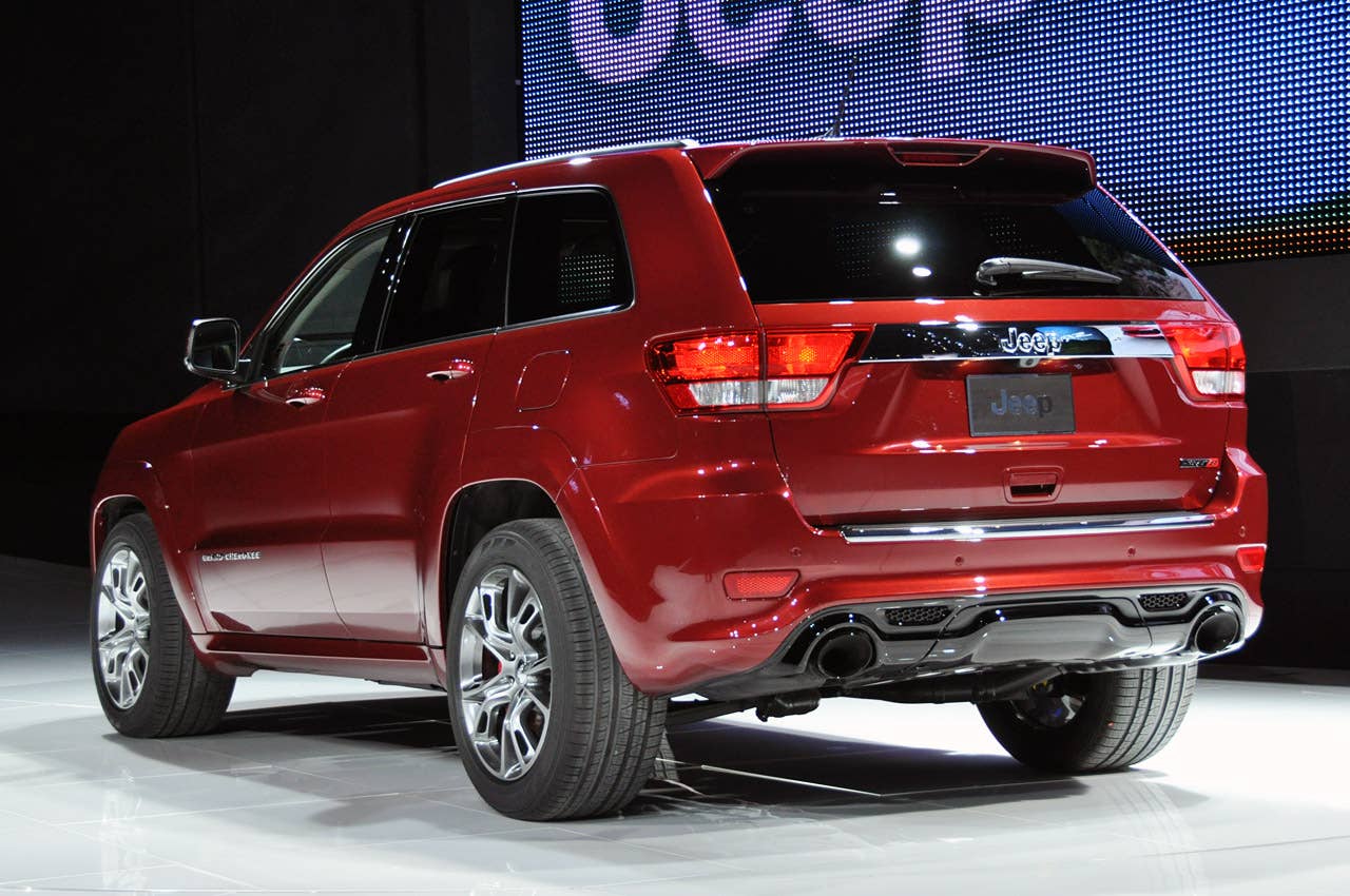 2012 Jeep Grand Cherokee SRT8 at the 2011 New York Auto Show